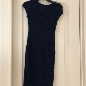 Navy bodycon dress
